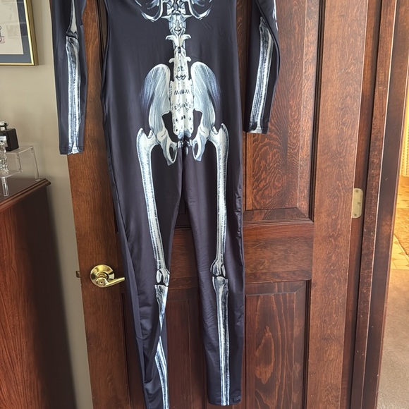 FASHION NOVA xray vision skeleton jumpsuit costume - black - Picture 5 of 8